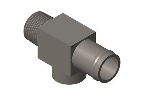 3349765 Cummins Plain Adapter Tee - Truck To Trailer