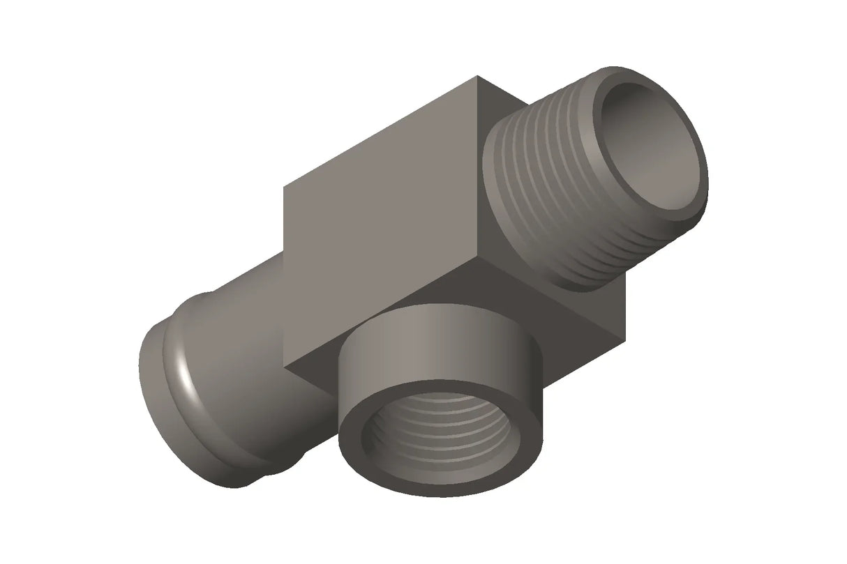 3349765 Cummins Plain Adapter Tee - Truck To Trailer