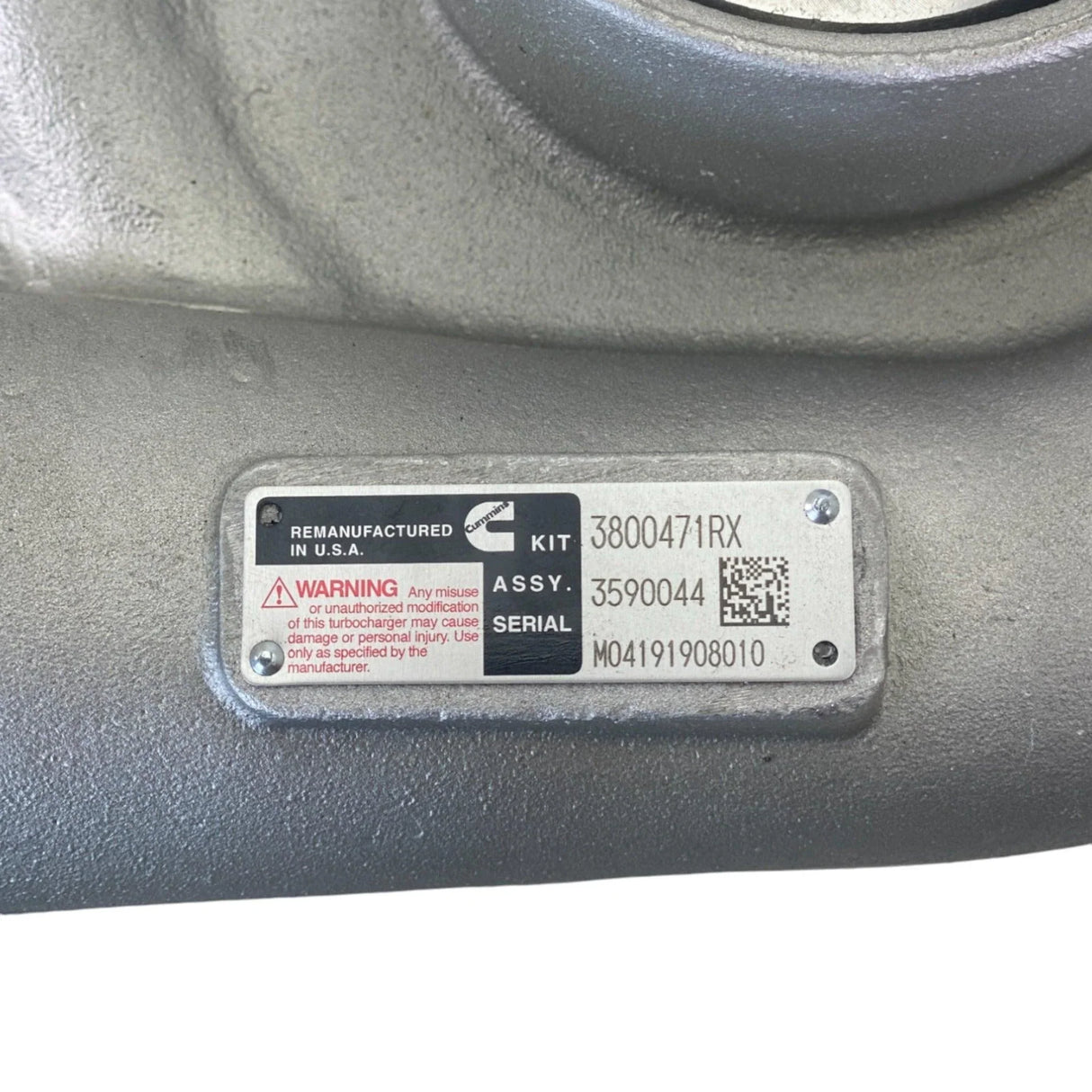 3536995 Genuine Cummins Turbocharger Kit Hx55 For Cummins M11 305-450Hp - Truck To Trailer