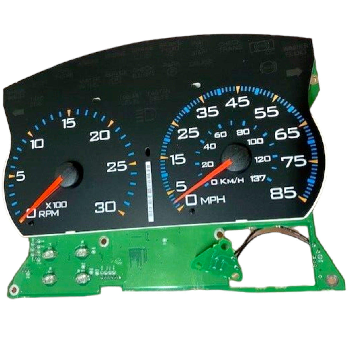 3554439C93 Genuine International Speedometer And Tach Head - Truck To Trailer