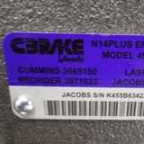 3865150 Genuine Cummins Jake Engine Brake - Truck To Trailer