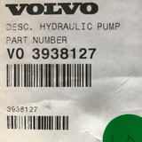 3938127 Genuine Volvo Hydraulic Pump - Truck To Trailer