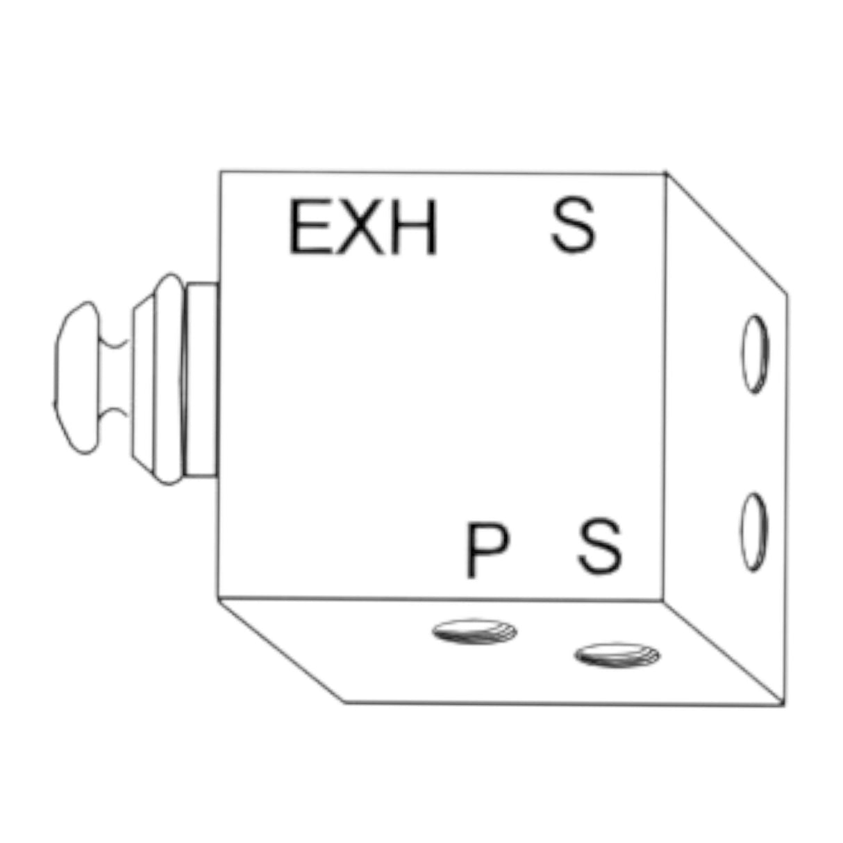 3947202 Genuine Volvo Valve - Truck To Trailer