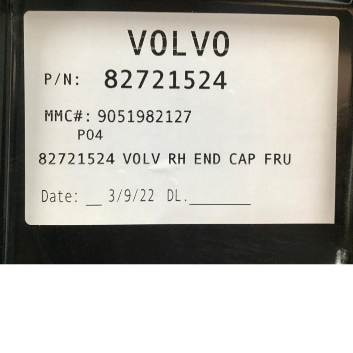 82721524 Genuine Volvo Bumper