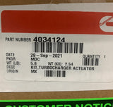 4034124 Genuine Cummins Turbocharger Electronic Actuator Kit - Truck To Trailer