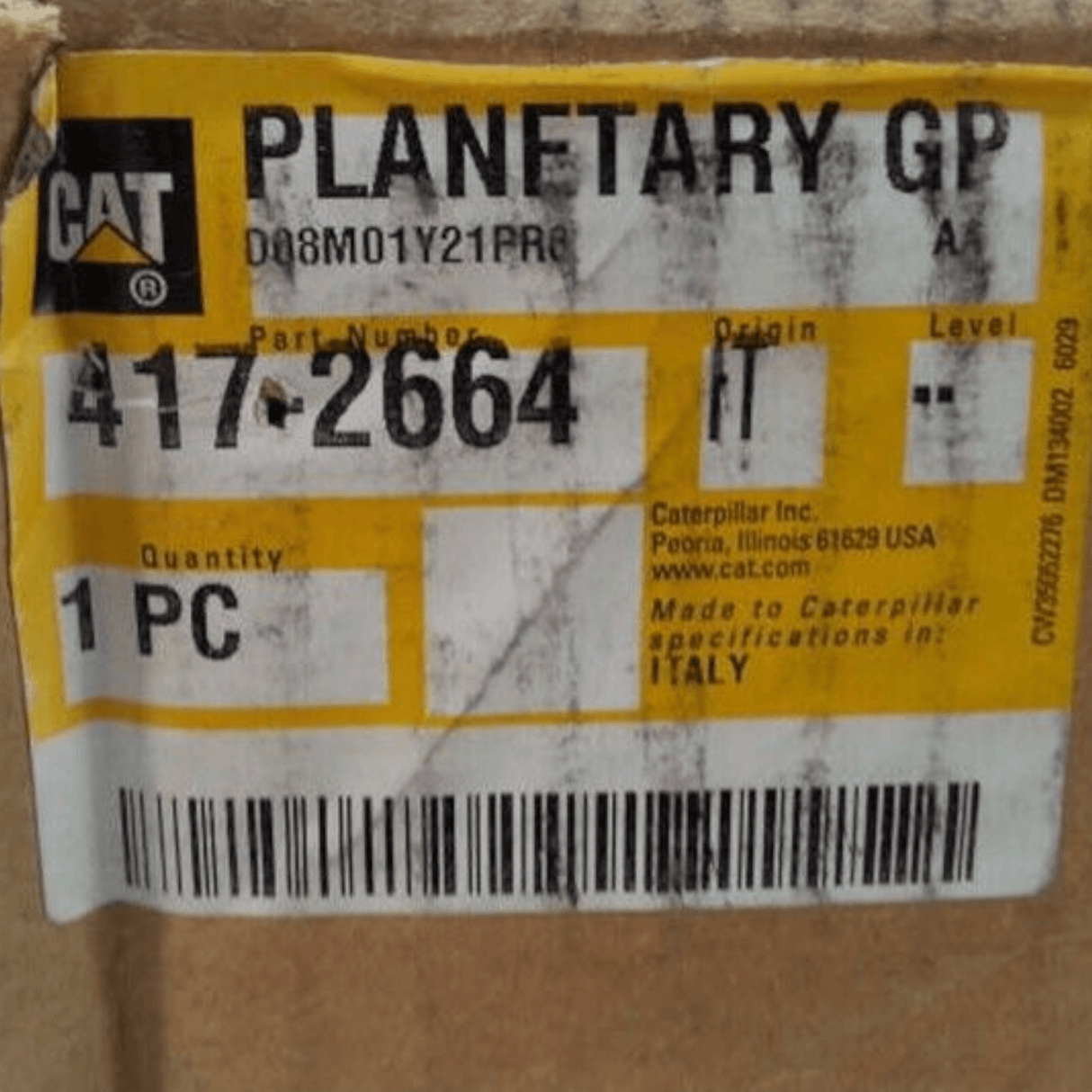 417-2664 Genuine Cat Planetary Gear - Truck To Trailer