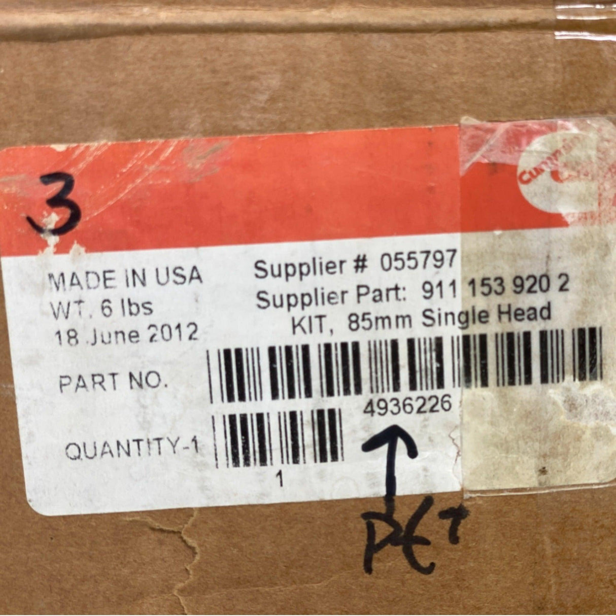 4309439RX Genuine Cummins Air Compressor Head For Wabco - Truck To Trailer