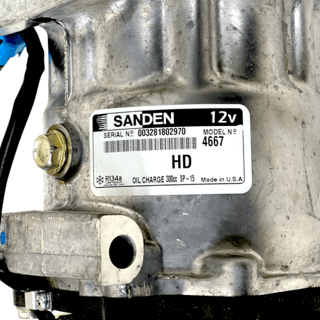 4667 Genuine Sanden A/C Compressor - Truck To Trailer