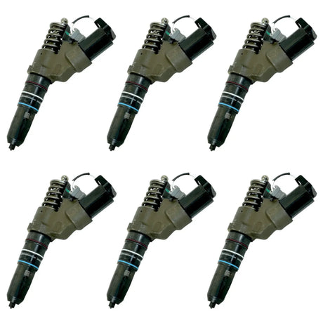 4026222RX Genuine Cummins Fuel Injectors Set Of Six For Cummins M11 - Truck To Trailer