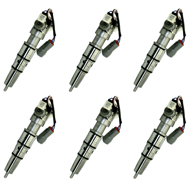 5010715R91 Oem International Set Of Six 6 Injectors For Navistar-International Dt466 - Truck To Trailer