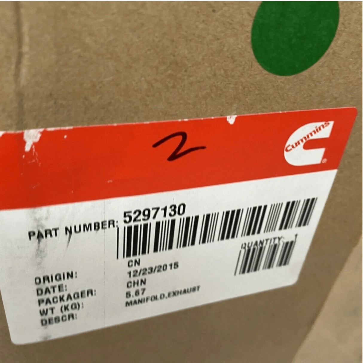 5297130 Genuine Cummins Exhaust Manifold - Truck To Trailer