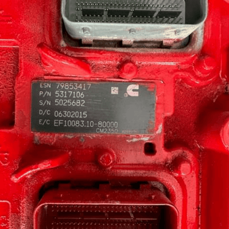 5317106 Oem Cummins Ecm Engine Control Module Used.