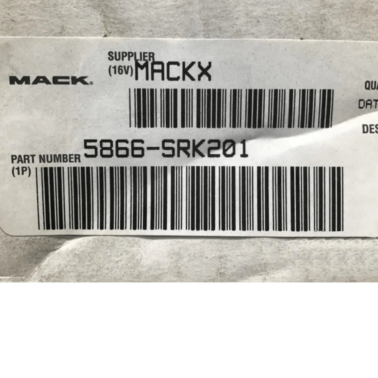 5866-SRK201 Genuine Mack Trans Beam - Truck To Trailer
