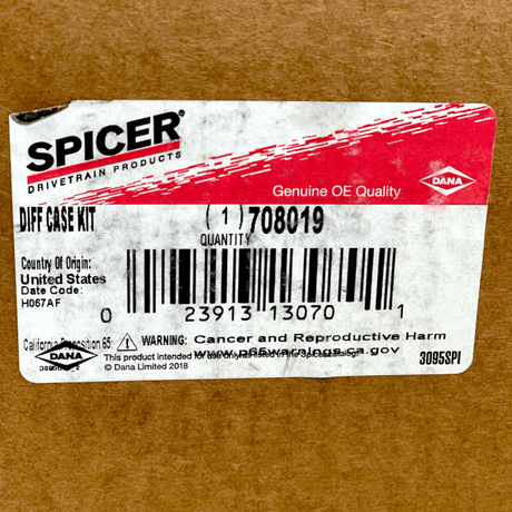 708019 Genuine Dana Spicer® Differential Carrier.