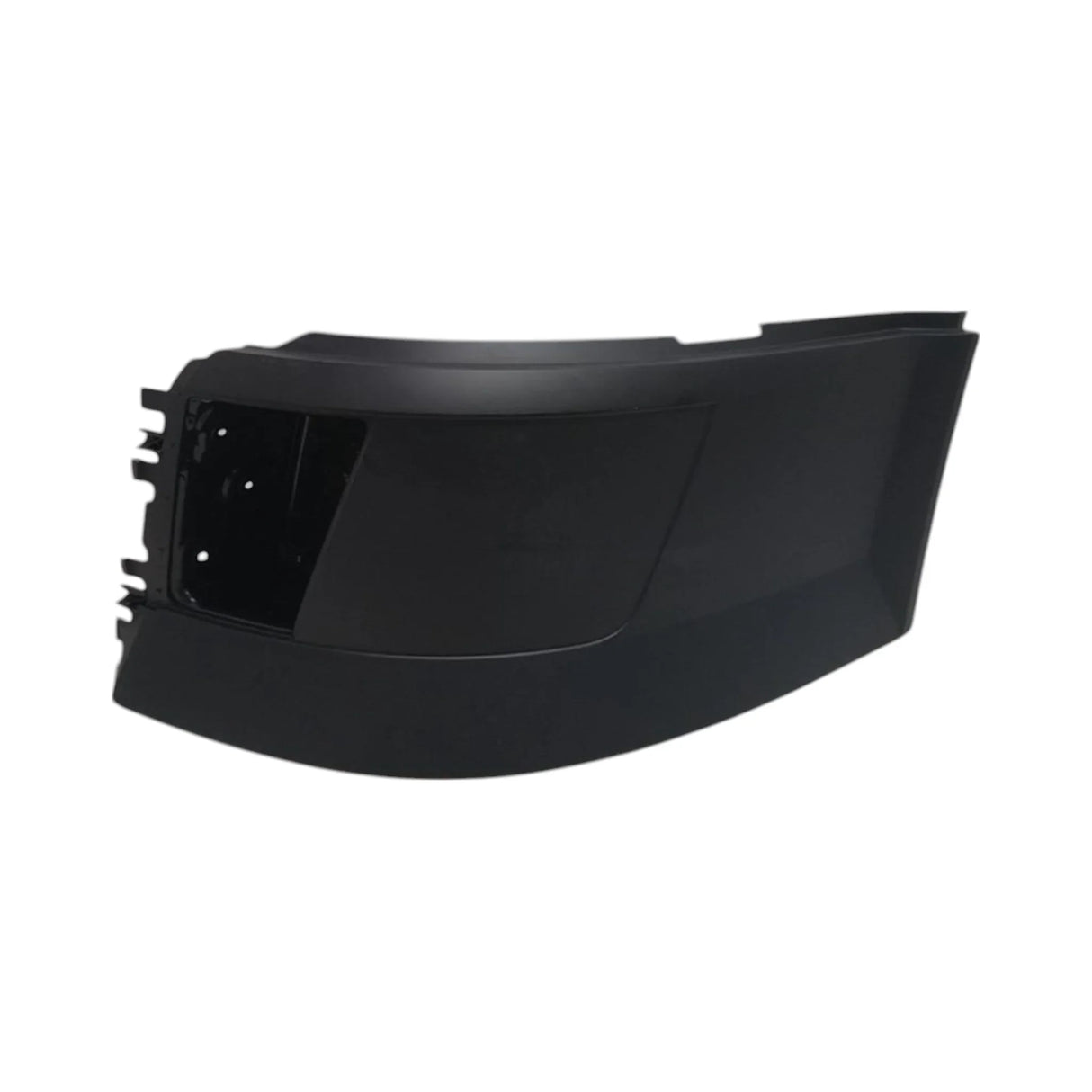 82721510 Genuine Mack Front Bumper Left Side Extension Black - Truck To Trailer