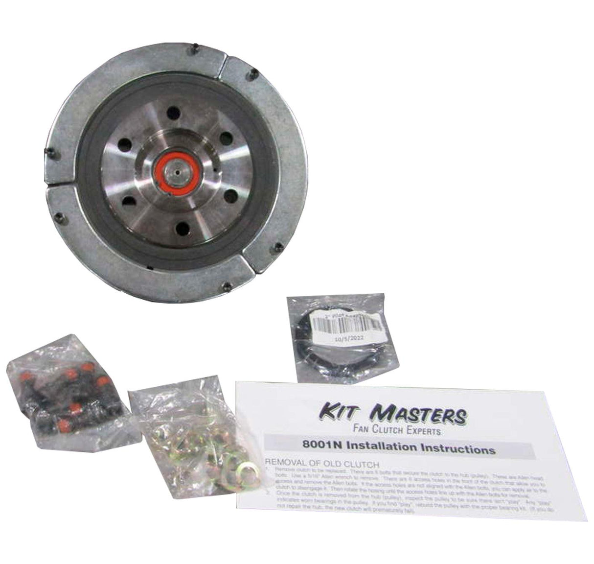 8001N Kit Masters Engine Cooling Fan Clutch K22Fa - Truck To Trailer