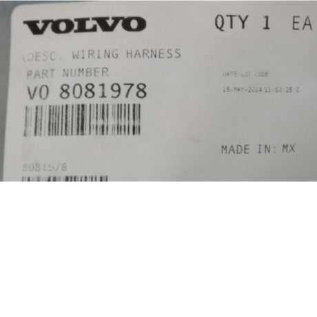 8081978 Genuine Volvo Wiring Harness - Truck To Trailer