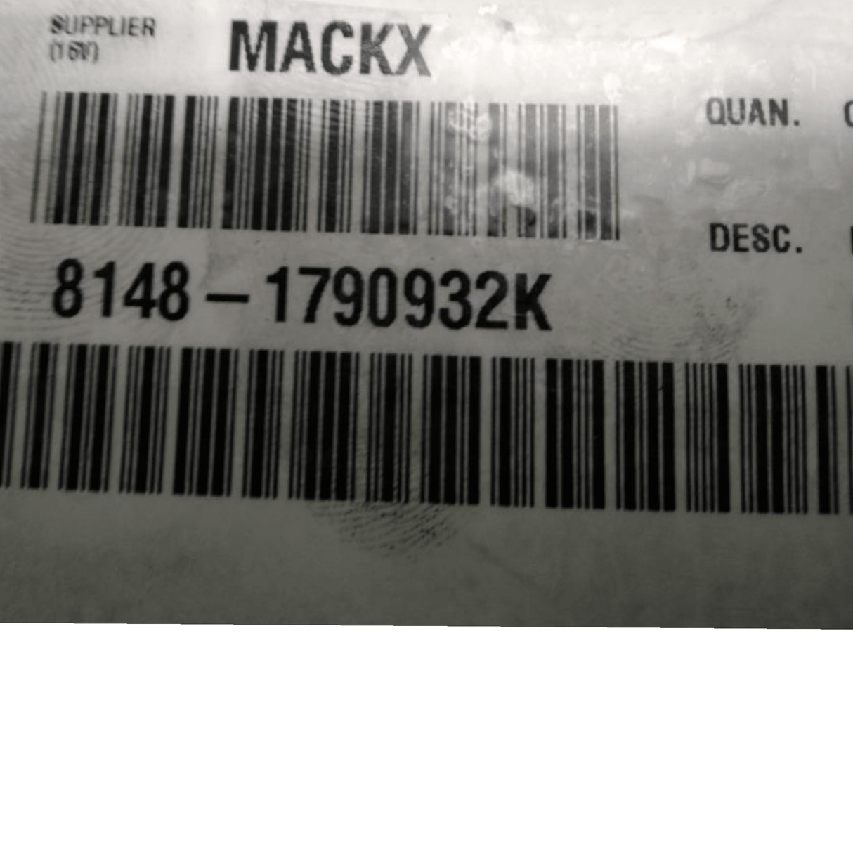 8148-1790932K Genuine Mack Retainer Pitman Arm - Truck To Trailer