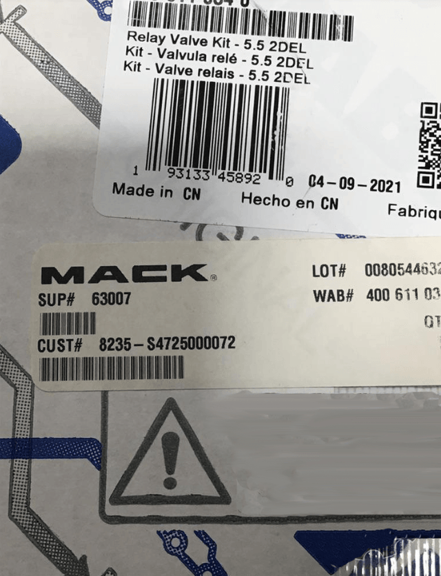 8235-S4725000072 Genuine Mack Abs Valve - Truck To Trailer