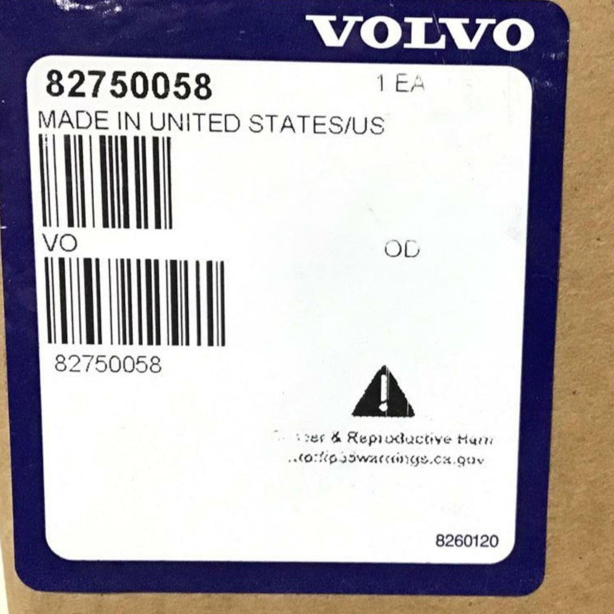 82750058 | Genuine Volvo Trim Moulding - Truck To Trailer