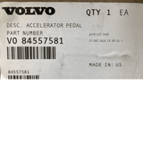 84557581 Genuine Volvo Accelerator Pedal - Truck To Trailer