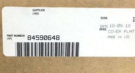 84590648 Genuine Mack Cover Plate - Truck To Trailer