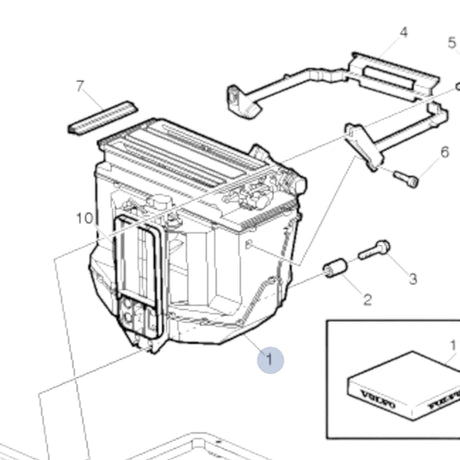 84739900 Genuine Volvo Climate Unit - Truck To Trailer