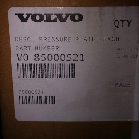 85000521 Genuine Volvo Clutch - Truck To Trailer