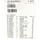 85108915 Genuine Volvo Gasket Kit - Truck To Trailer