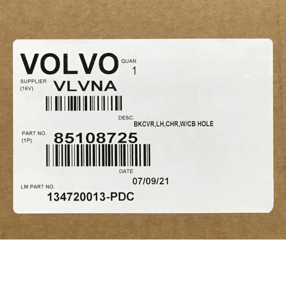 85127723 Genuine Volvo Kit - Truck To Trailer