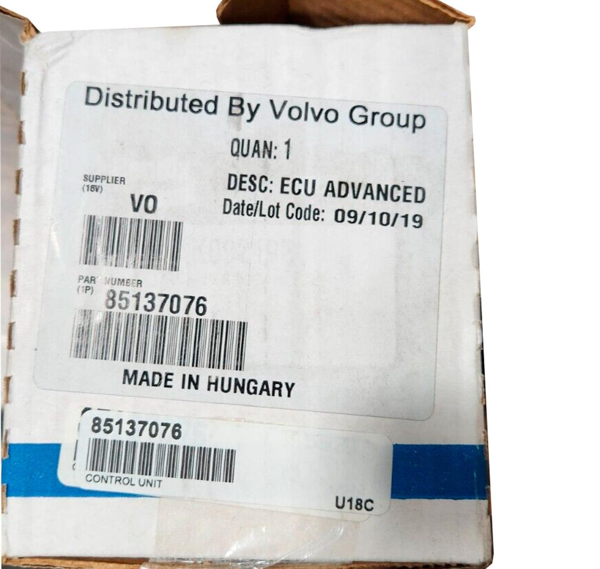 85137076 Genuine Volvo ECU ABS Control Module - Truck To Trailer