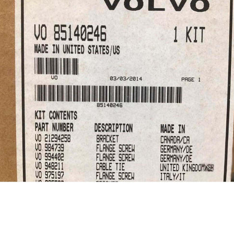 85140246 | Genuine Volvo Kit - Truck To Trailer