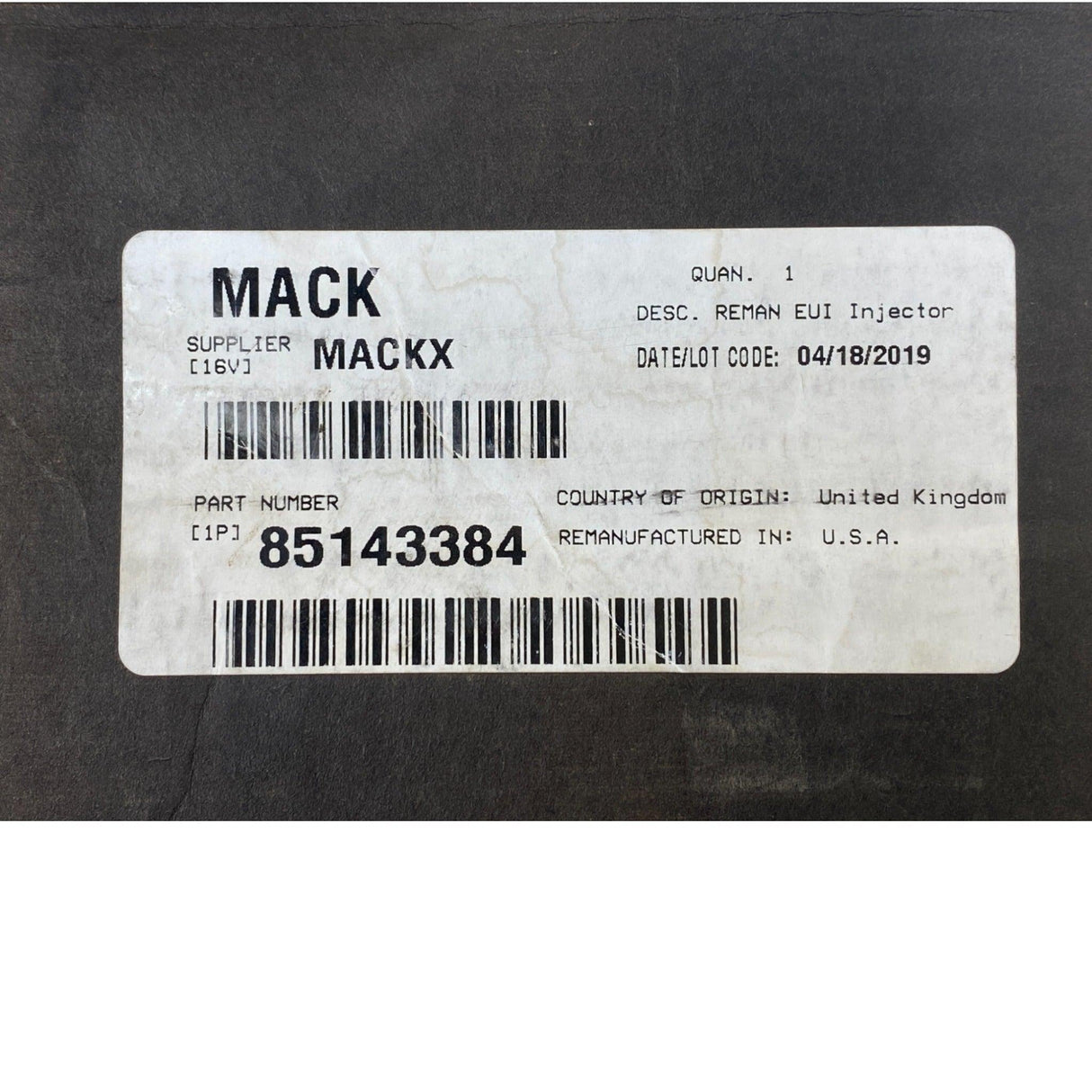 85143384 Genuine Mack Injectors Set Of Six 6 For Volvo Ms11 Mack - Truck To Trailer