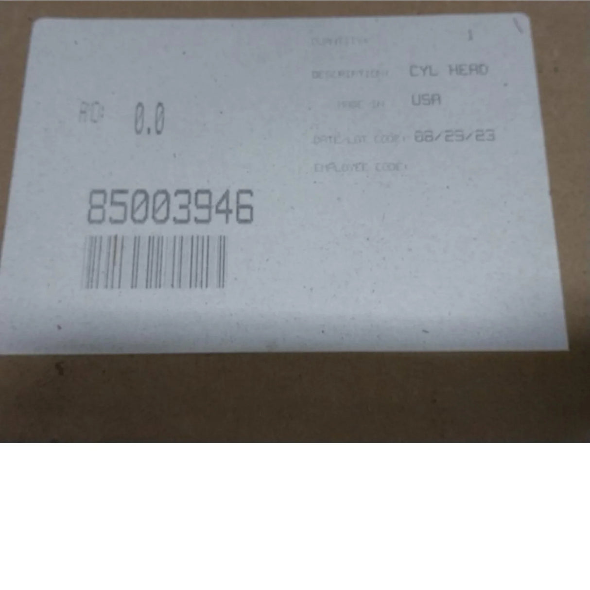 85003946 Genuine Mack Cylinder Head - Truck To Trailer