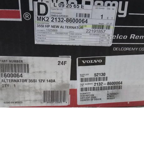 2132-8600064 Genuine Mack Alternator - Truck To Trailer
