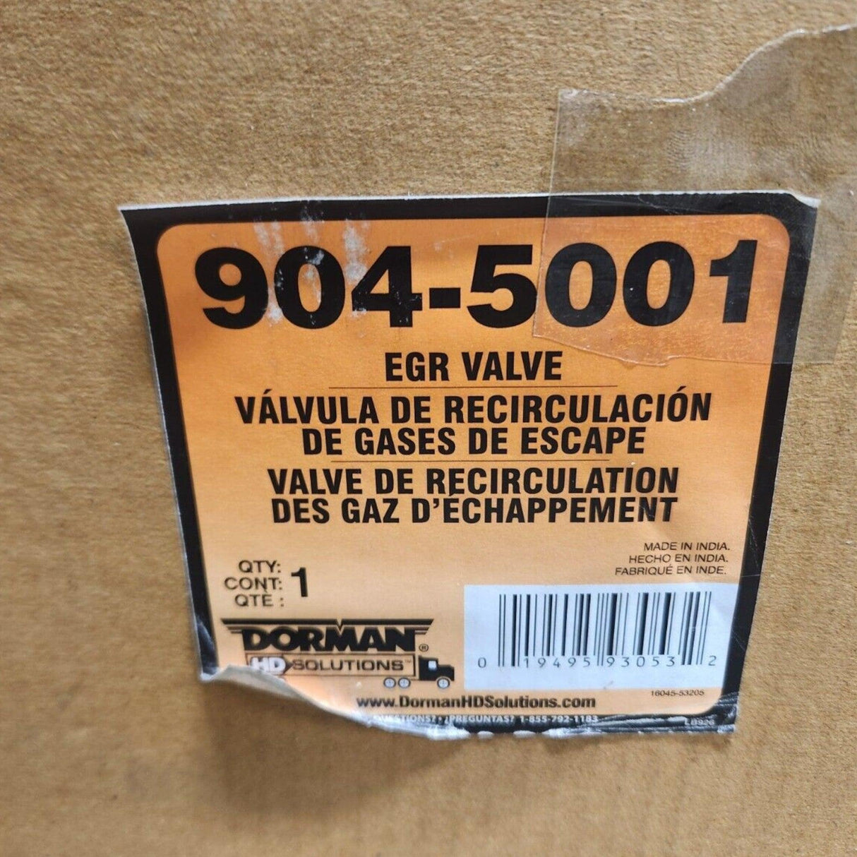 904-5001 Dorman EGR Valve Assembly for Cummins ISX - Truck To Trailer