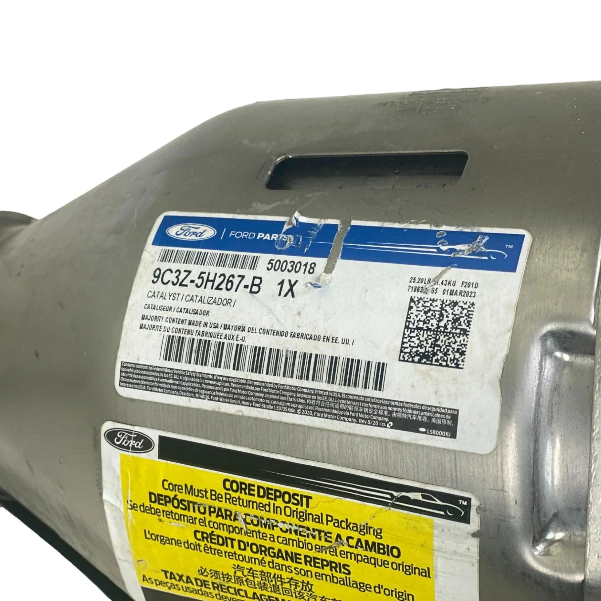 9C3Z-5H267-B Genuine Ford Catalytic Converter W193R – Truck