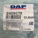 2047594 Genuine Paccar Fuel Injection Pipe 5-6 For Mx-13