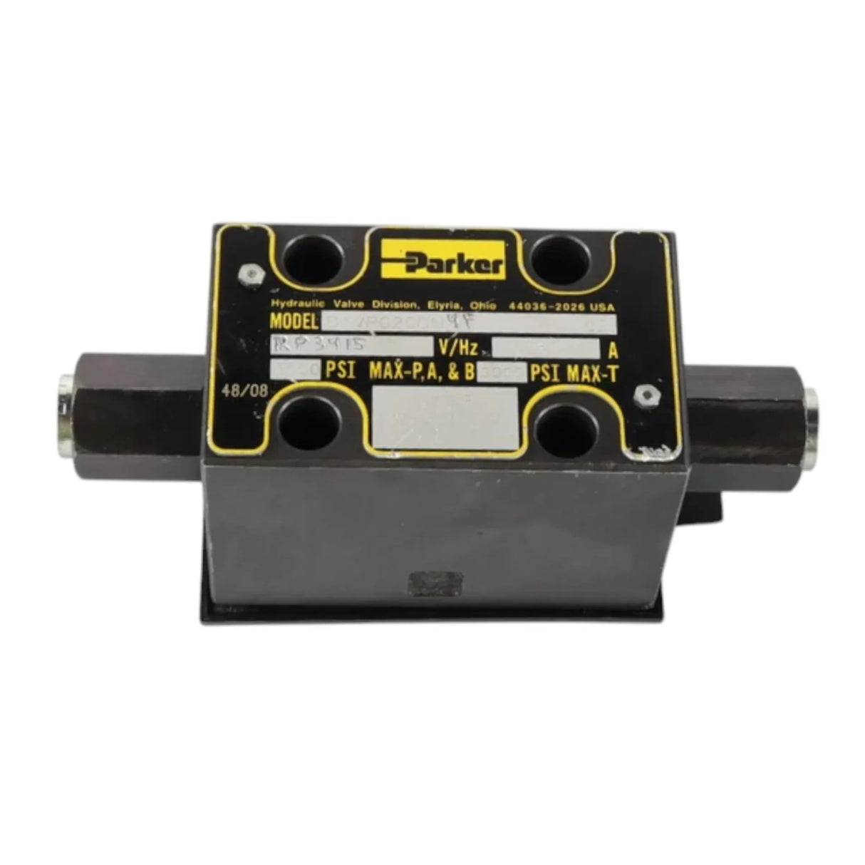 D1VP020DN4F Parker Valve Selector Pilot Operated - Truck To Trailer