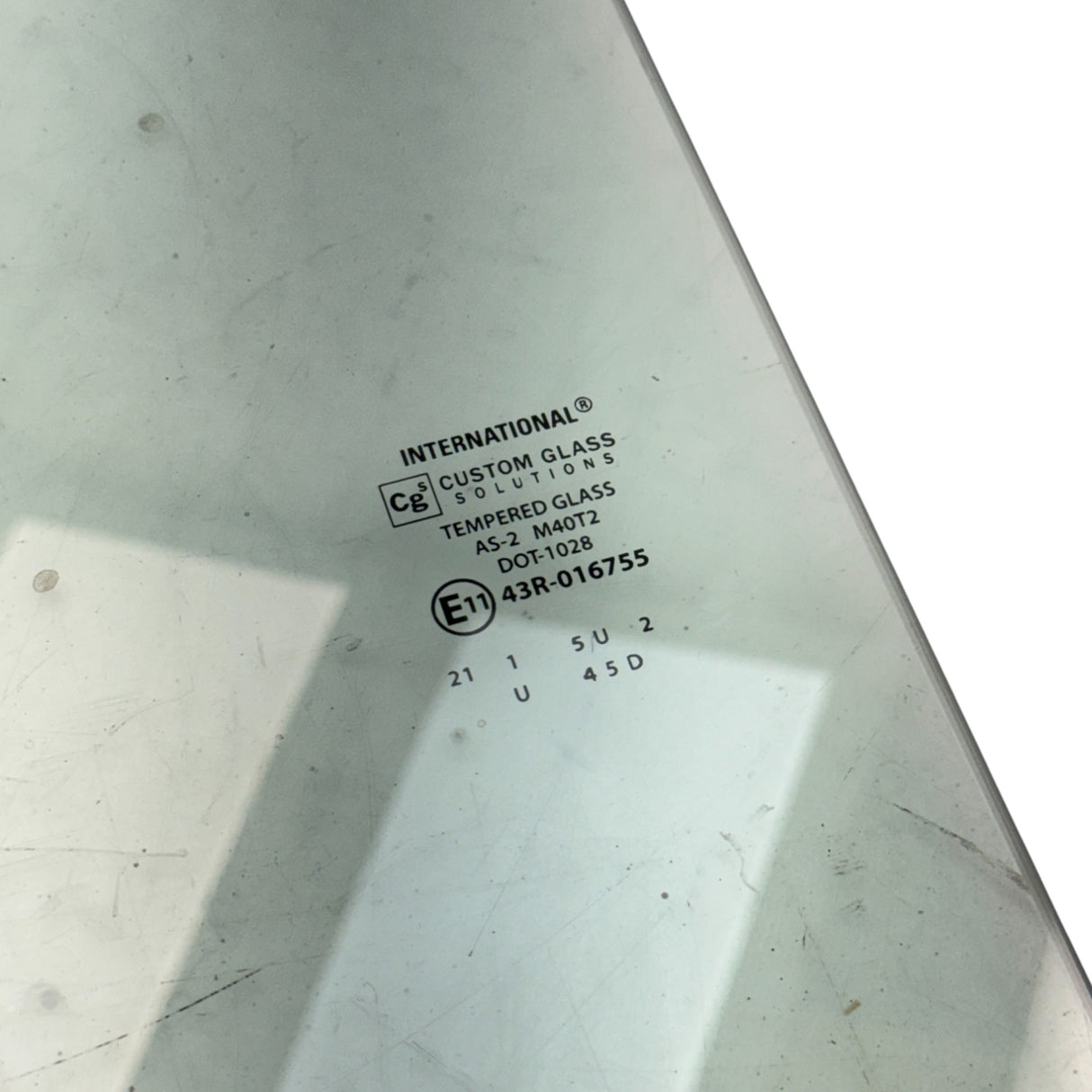 3546064C1 Genuine International Left Side Door Glass