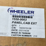 1558-0003 Wheeler Left Side Lower Cab Extension Panel For Cascadia