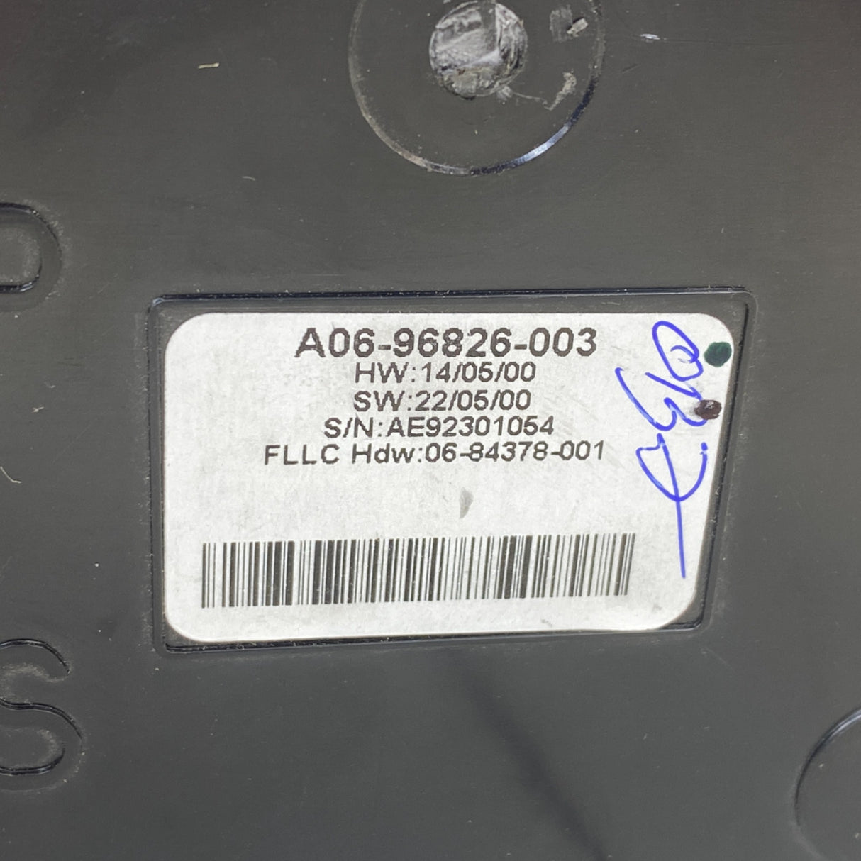 A06-96826-003 Genuine Freightliner Black Configuration ICU4ME