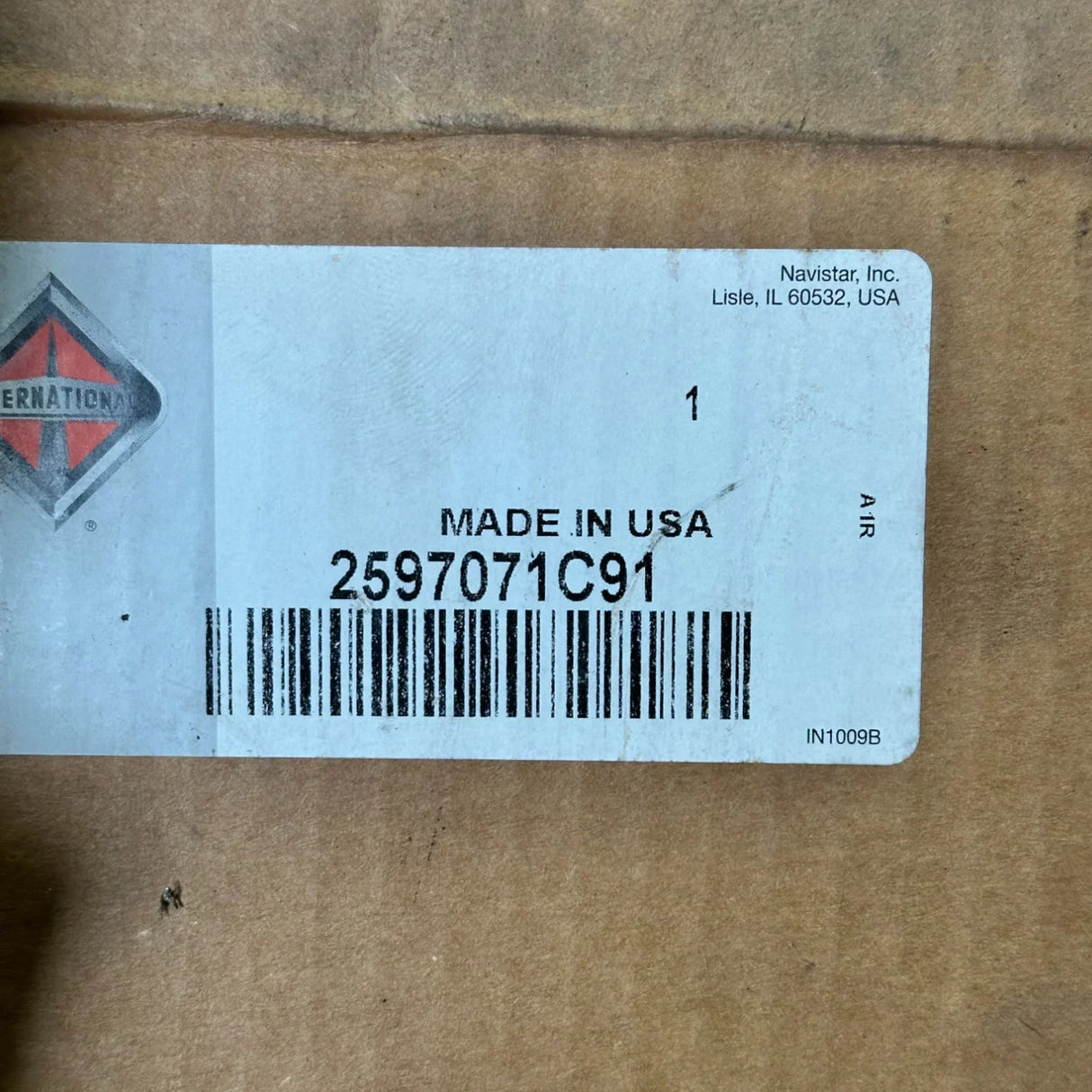 2586538C91 Genuine International Lower Left Side Holder Kit - Truck To Trailer