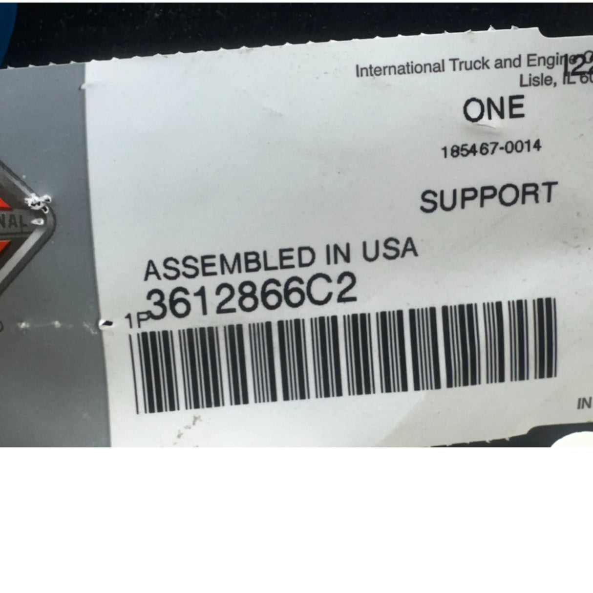 3612866C2 Genuine International Hood Hinge Bracket Support - Truck To Trailer