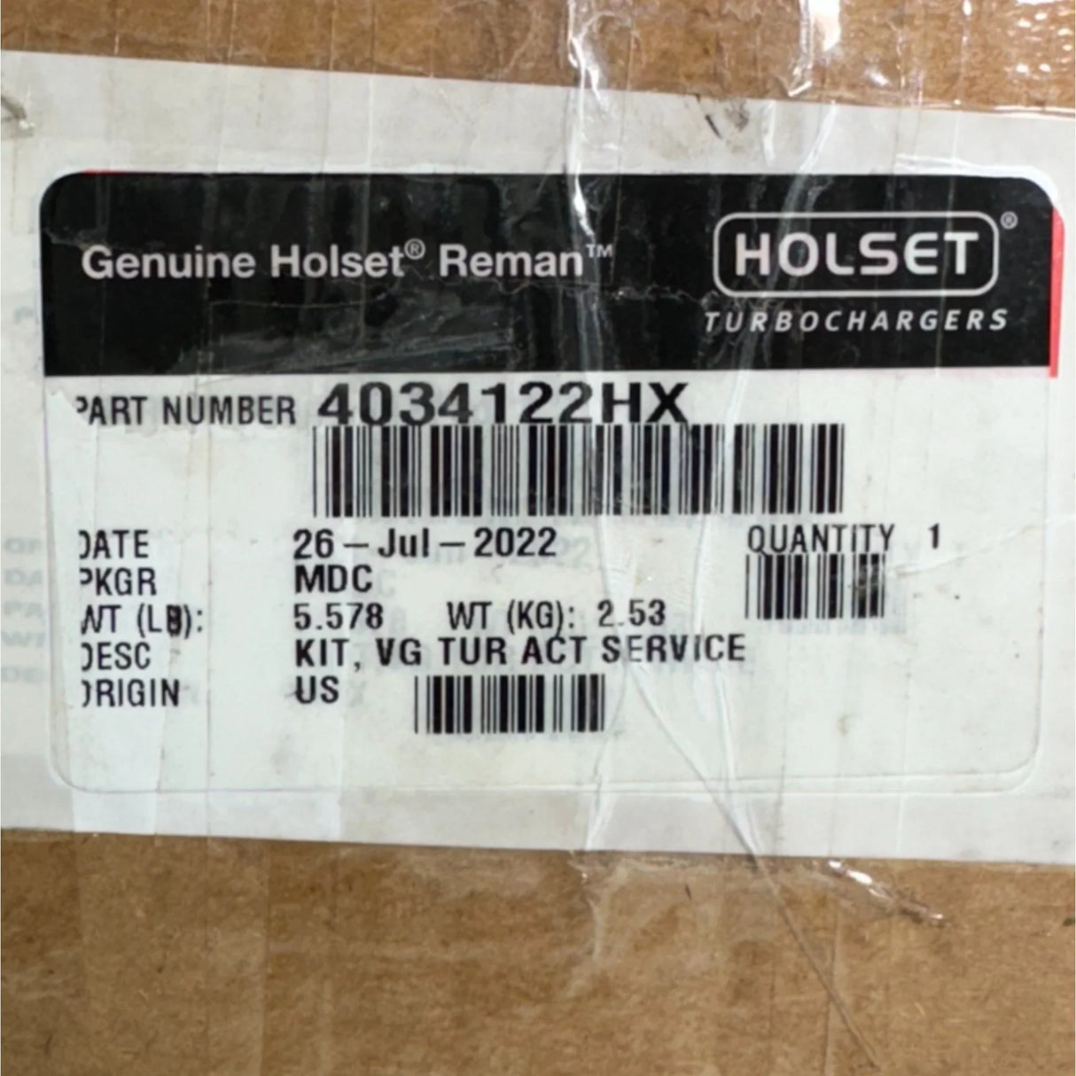 2837208 Genuine Cummins Turbo Actuator Vgt For Cummins Isc Isl - Truck To Trailer