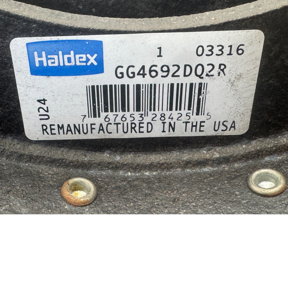 GG4692DQ2R Genuine Haldex Drum Brake Shoe