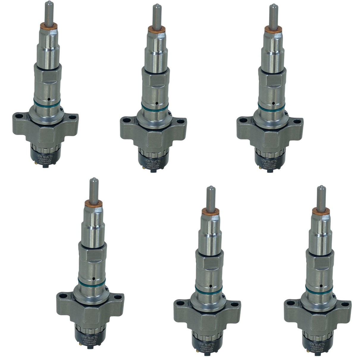 2872127 Oem Cummins Set Of Six Injectors Six For For Xpi Fuel Systems On Epa07 8.9L Isc/Isl - Truck To Trailer