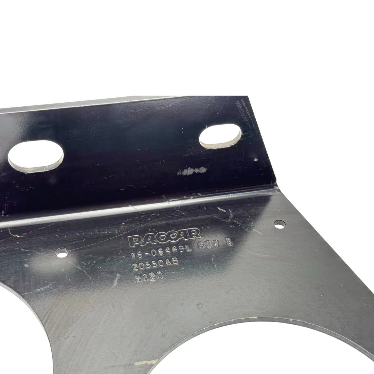 16-06449L Genuine Peterbilt Tail Left Side Light Bracket - Truck To Trailer