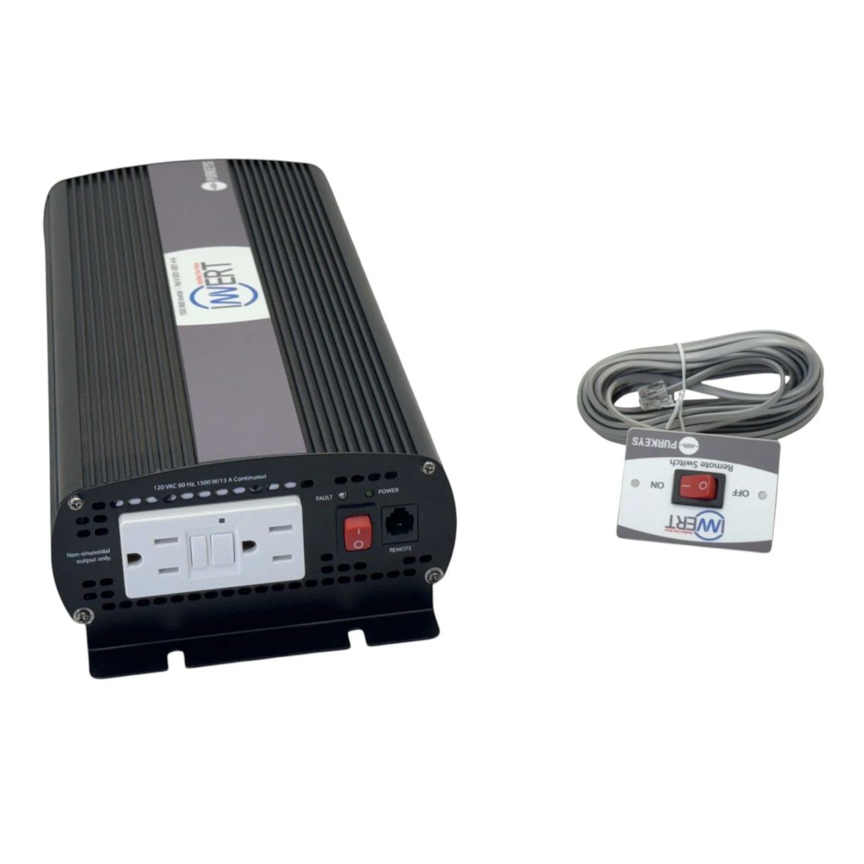 9201-0001-A-A Genuine Purkeys Inverter 1500 Watt 12V - Truck To Trailer