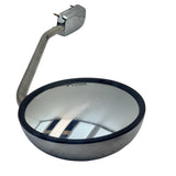 716965VEL Velvac Left Side Convex Fender Open Road Mirror - Truck To Trailer